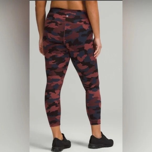 lululemon athletica Pants - Lululemon Wunder Under High-Rise Tight 28" *Full-On Luxtreme, Smoky Red 16243